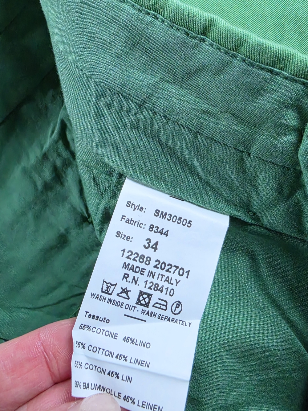 Sid Mashburn Green Chinos - Picture 5 of 10